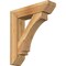 Ekena Millwork Imperial Slat Rough Sawn Bracket w/ Offset Brace, Western Red Cedar, 8"W x 32"D x 36"H BKT0806X32X36IMP06RWR - alternate 1